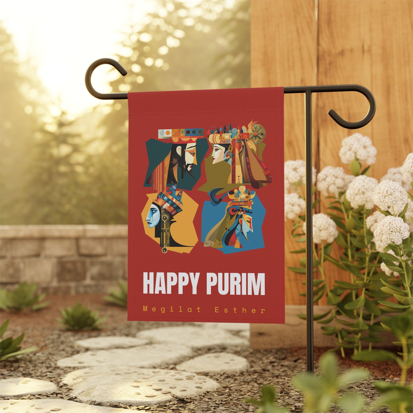Happy Purim Garden and House Banner