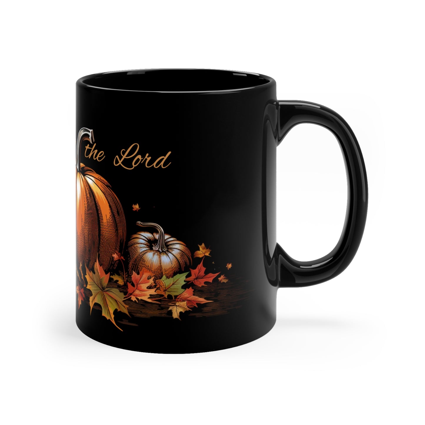 Thanksgiving / Black Mug 11 oz