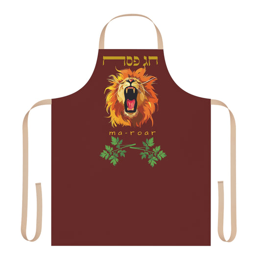 Passover Maror Ma-Roar Funny Pesach Apron (AOP)