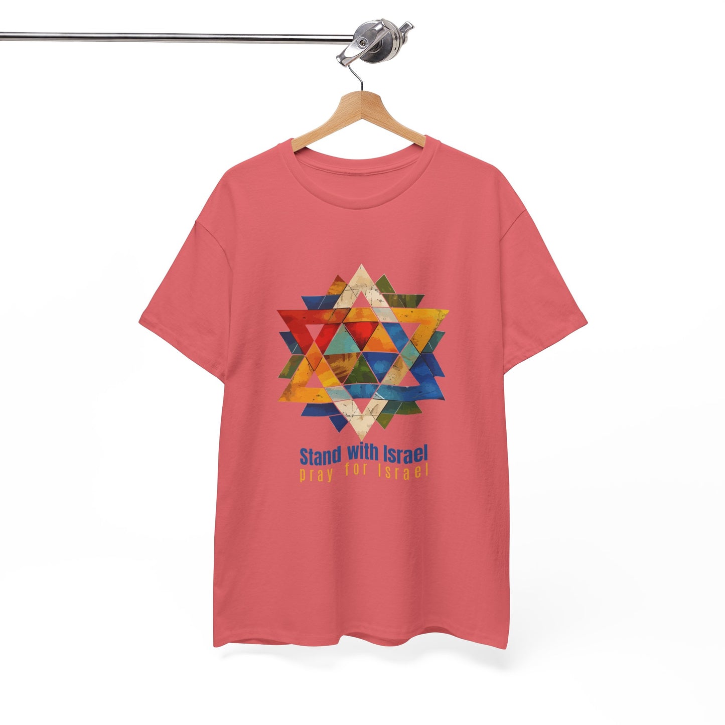 Stand with Israel Pray for Israel Cotton Unisex Tee Shirt