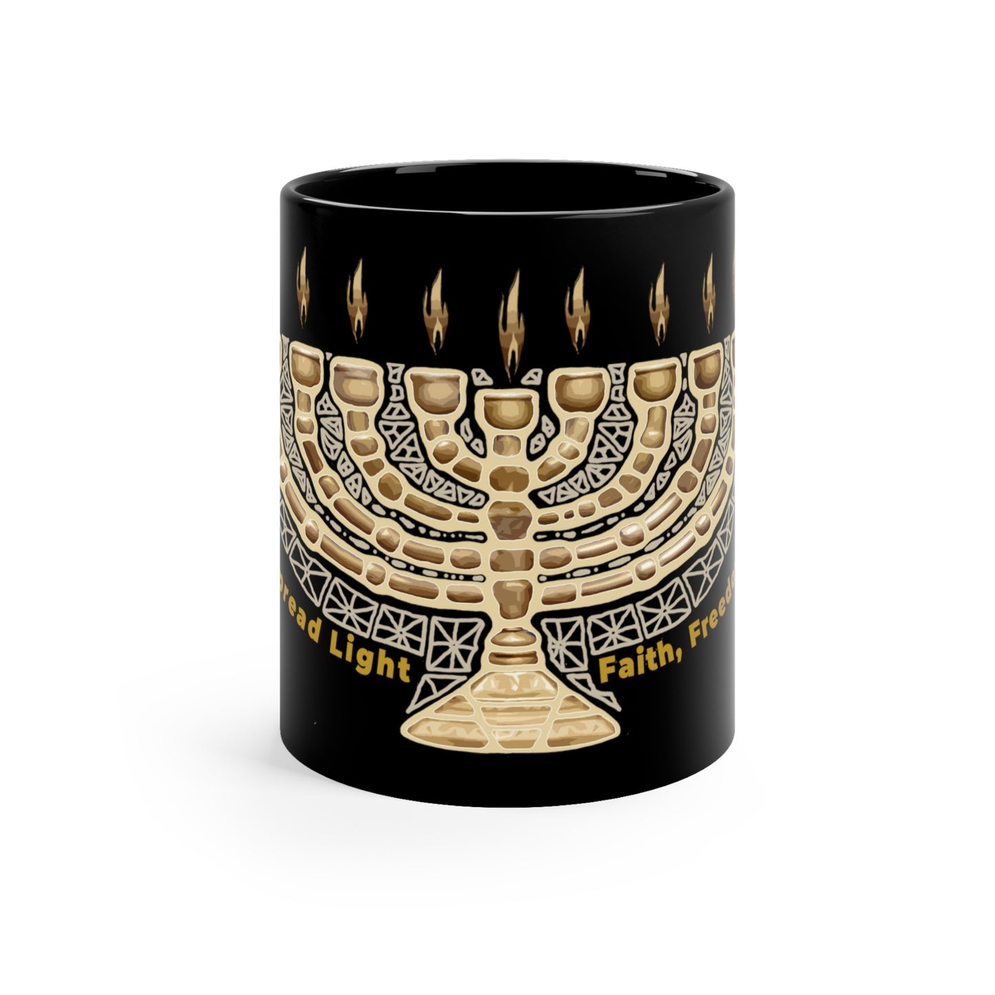 Hanukkah / Black Mug 11 oz