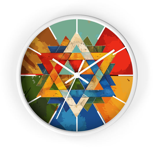 Magen David, Star of David, Israeli Independence Day Wall Clock