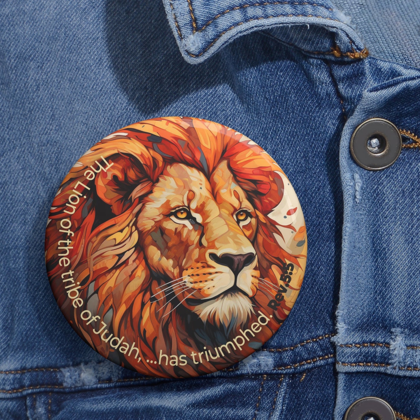 Lion of the tribe of Judah 1 / Pin Buttons