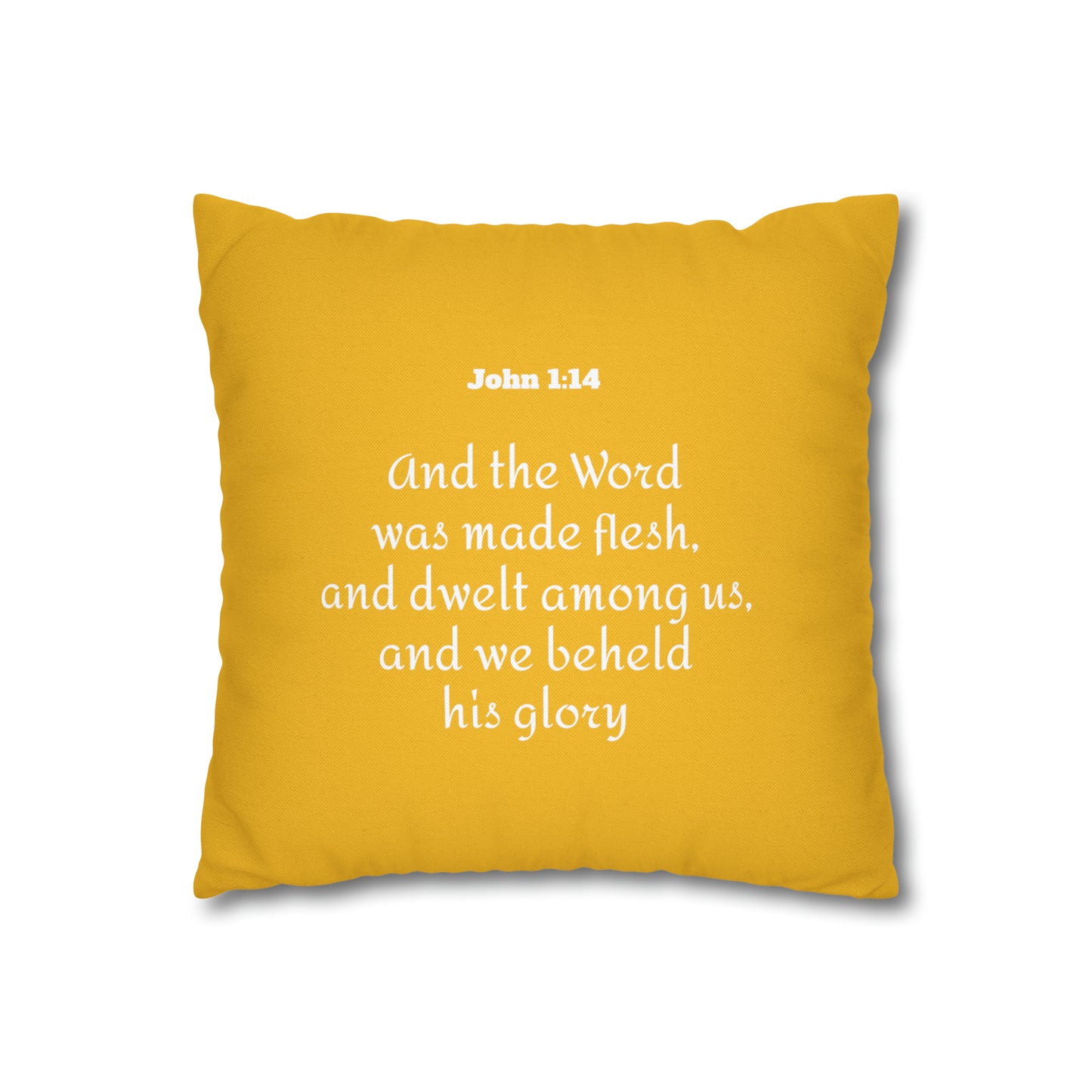 The Child / Yellow Square Pillow Case