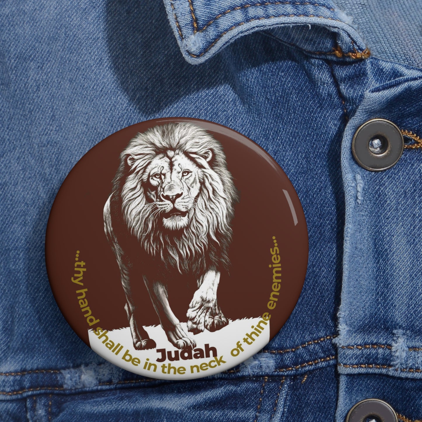 Lion of the tribe of Judah 4 / Pin Buttons