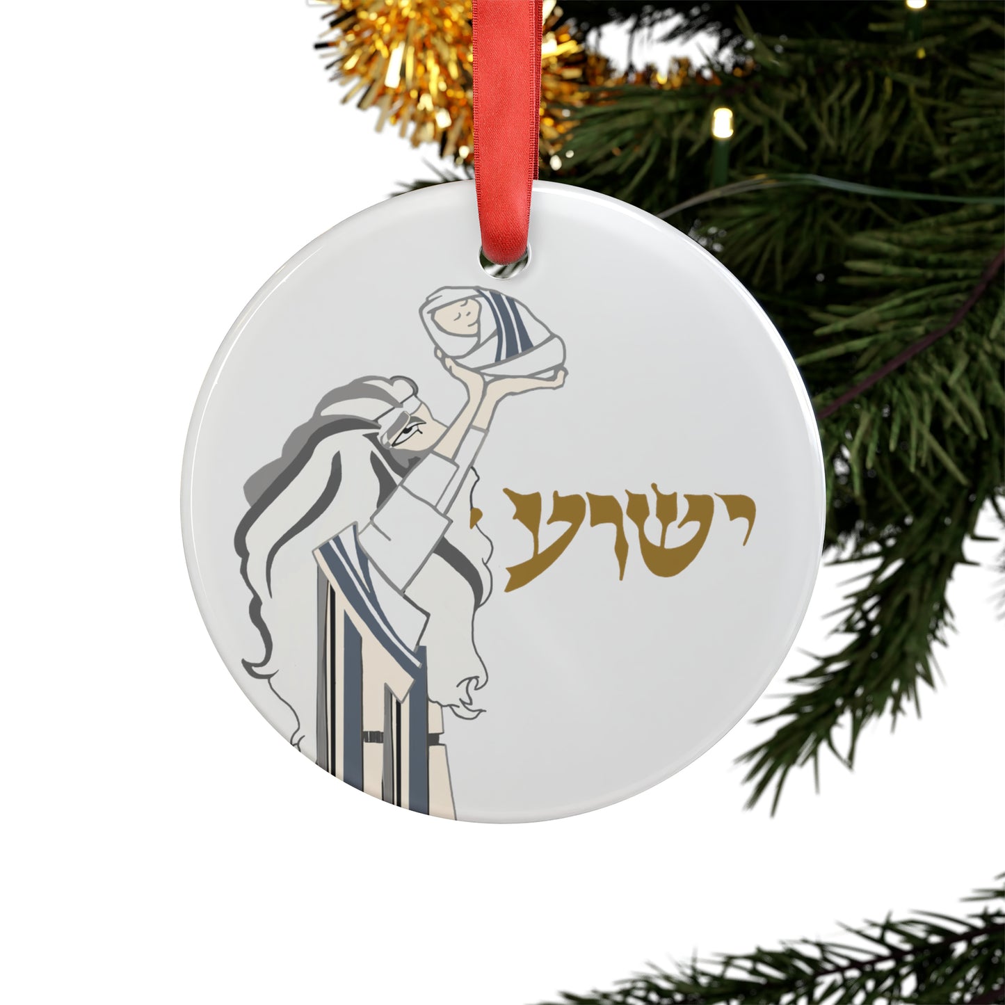 The Child / Acrylic Ornament with Ribbon