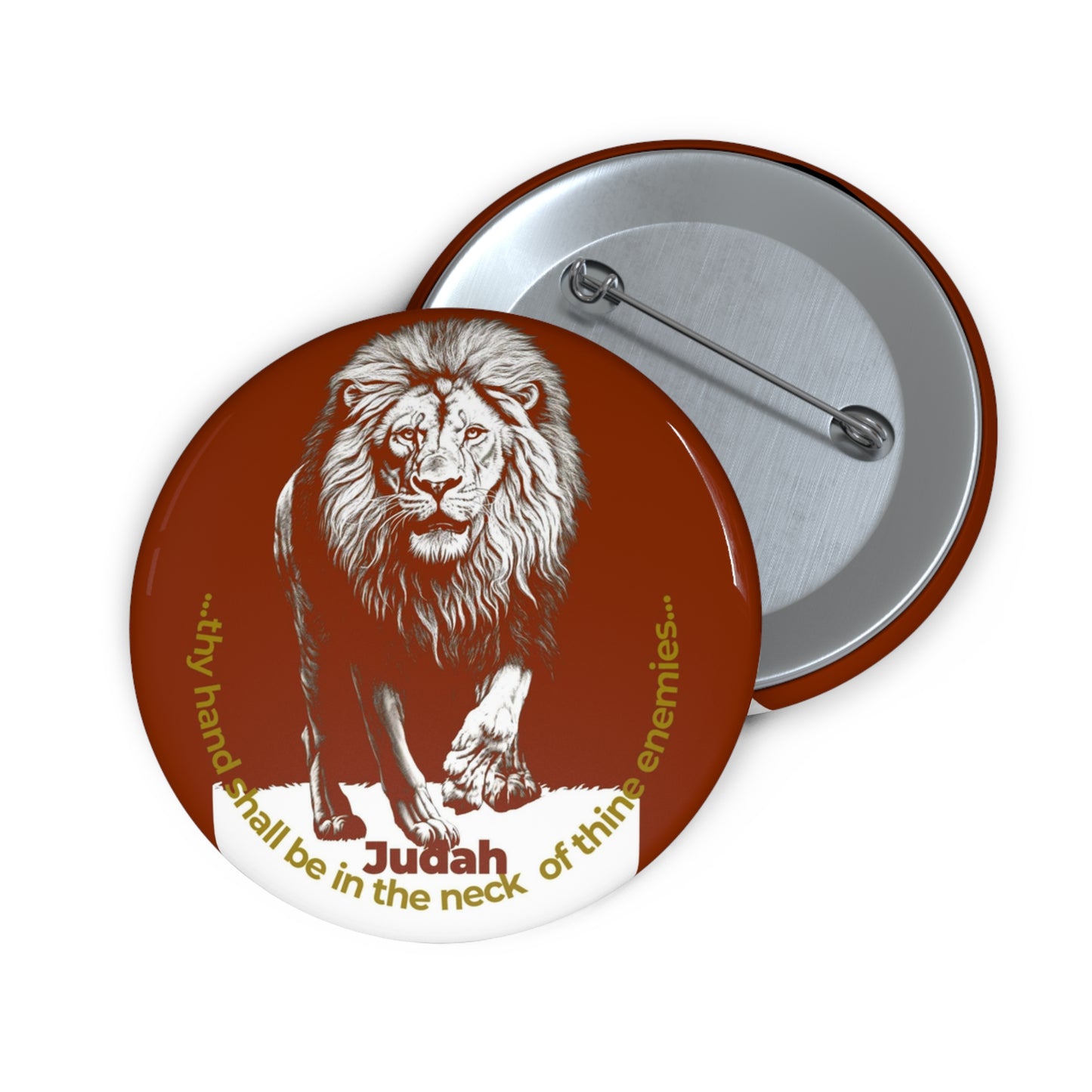Lion of the tribe of Judah 6 / Pin Buttons