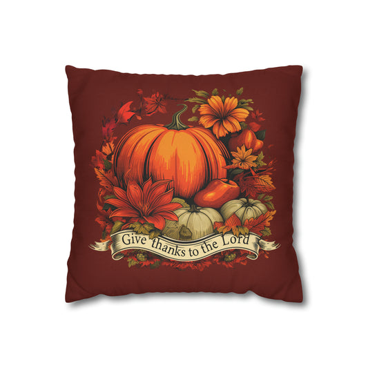 Giving thanks 3 / Square Pillow Case